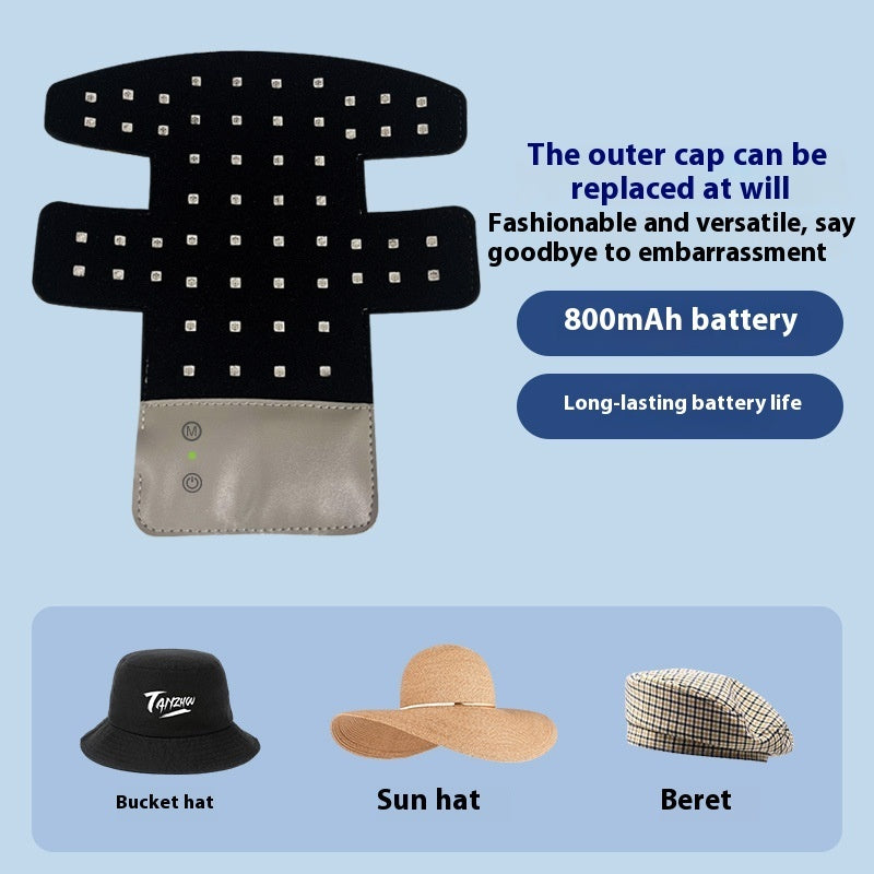 "168 LED dual wavelength red light hair growth cap by VitalForm