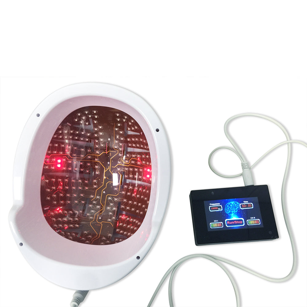 810nm LED Array Inside Brain Photobiomodulation Helmet — VitalForm