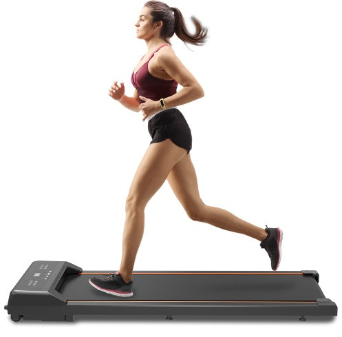 VitalForm Pro | Heavy Duty Under-Desk Walking Pad (2.5HP Motor) 265LBS, LED Display And Remote Control Portable Treadmill For Home And Office