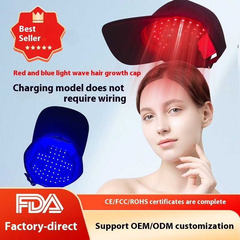 "VitalForm Red Light Hair Growth Cap — 168 LED 660nm 850nm Therapy Device"
