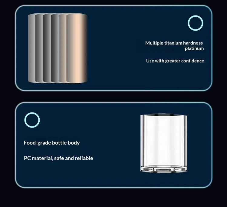 VitalForm H₂ Pro — Molecular Hydrogen Water Bottle | 6,000 PPB SPE Membrane